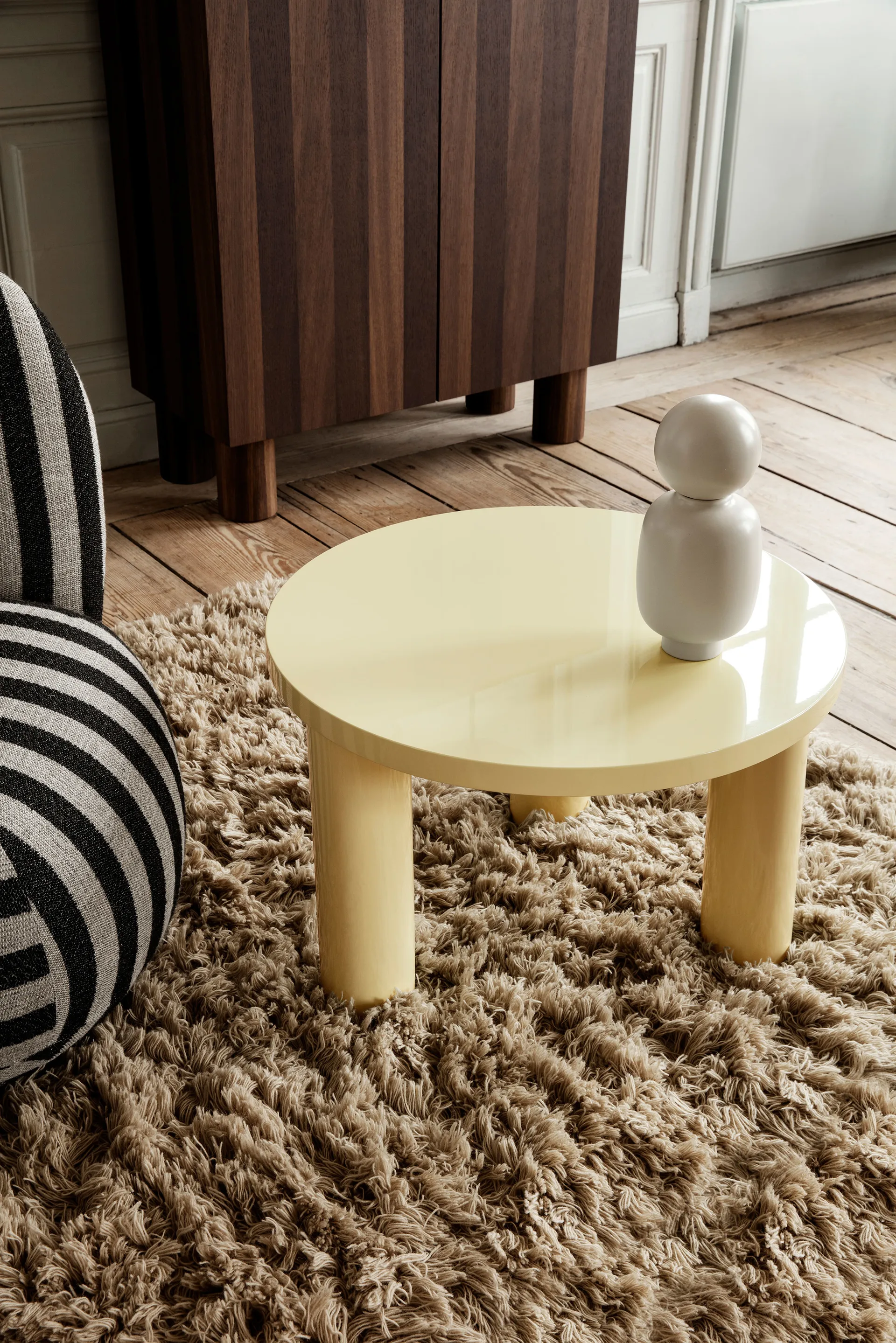 Mesa auxiliar Post small Ø65 cm, Lemonade Ferm Living