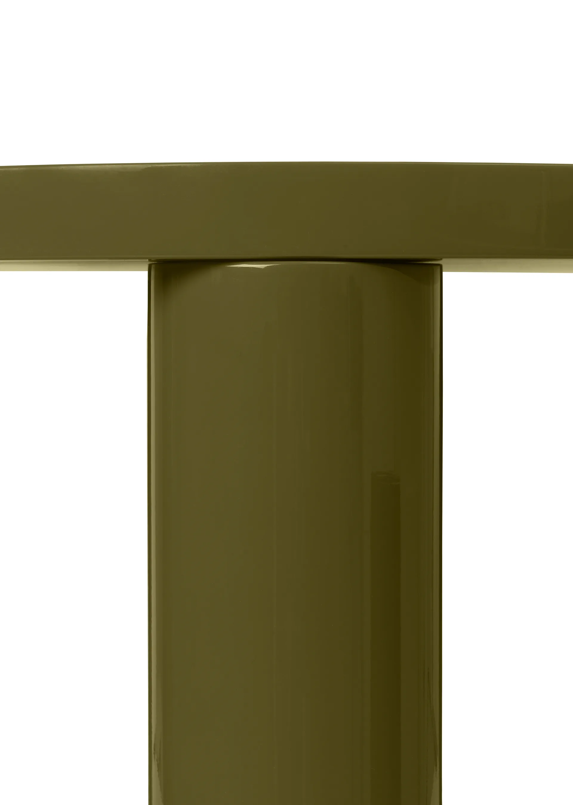Mesa auxiliar Post small Ø65 cm, Olive Ferm Living