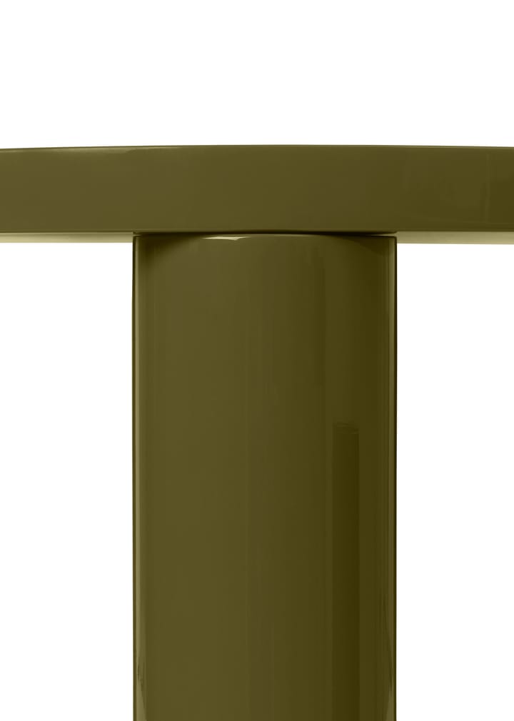 Mesa auxiliar Post small Ø65 cm - Olive - ferm LIVING