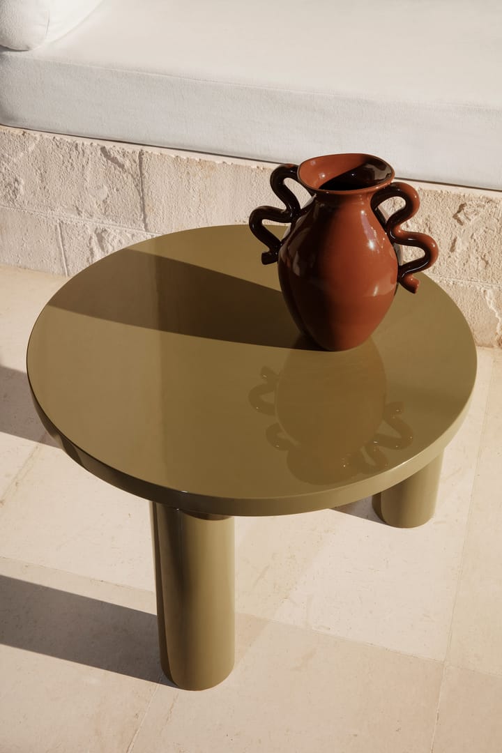 Mesa auxiliar Post small Ø65 cm, Olive Ferm Living