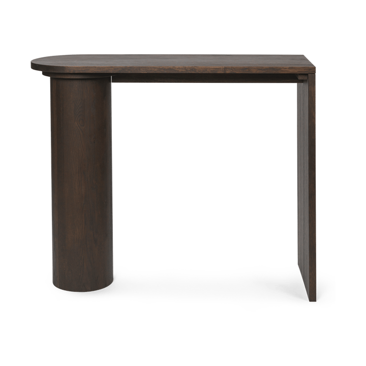 Mesa auxiliar Pylo Console Table 85x36x100 cm - Roble manchado oscuro - Ferm LIVING