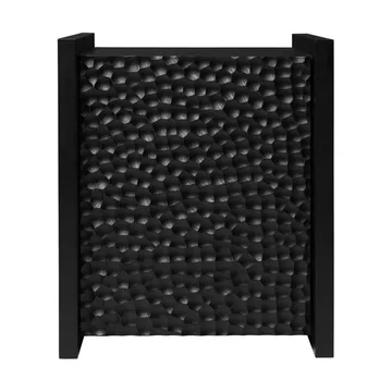 Mesa auxiliar Scarni - Fresno tintado oscuro, 38×40×45 cm - Ferm Living
