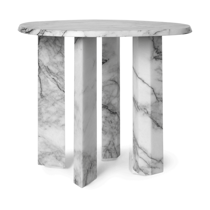 Mesa auxiliar Taula Ø54,4x45 cm - White-charcoal - Ferm Living