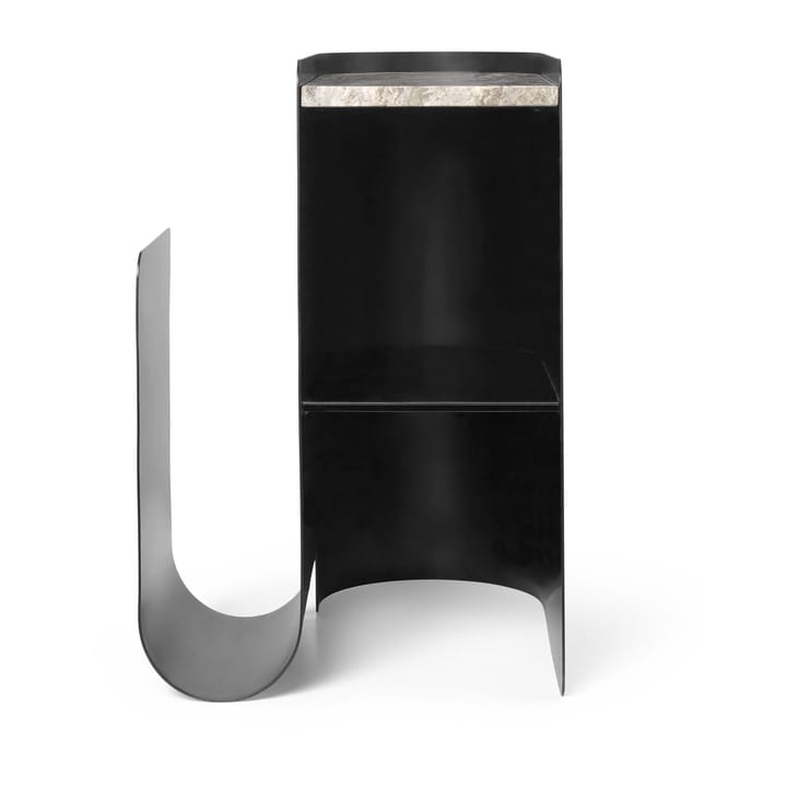 Mesa auxiliar Vault 40,2x33,4x50 cm, Black Ferm Living