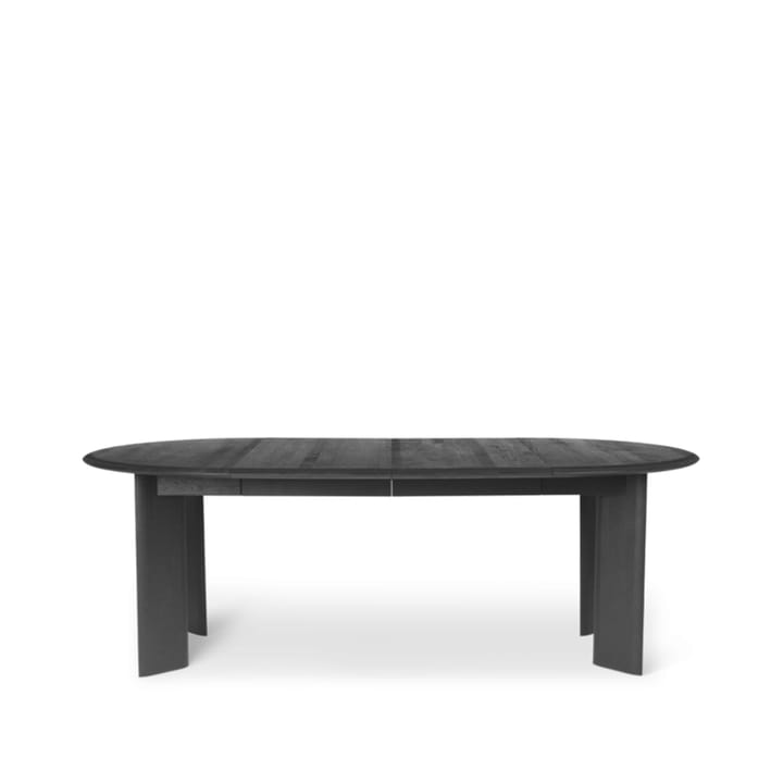 Mesa Bevel Extendable - Oak black oiled, incl. 2 tableros de extensión de 50 cm - Ferm LIVING