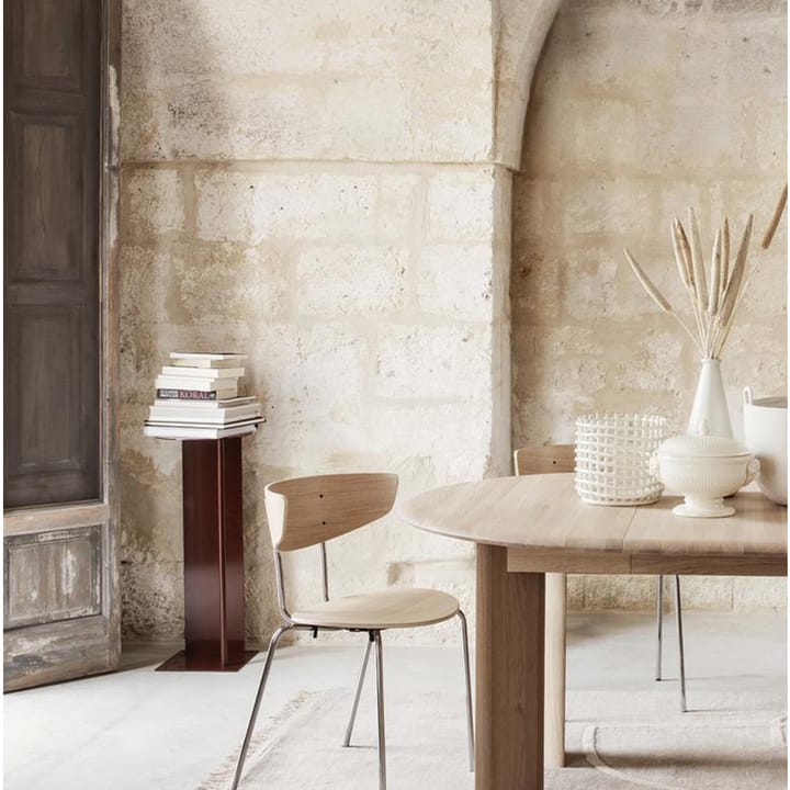 Mesa Bevel Extendable, Oak white oiled, incl. 2 tableros de extensión de 50 cm Ferm Living