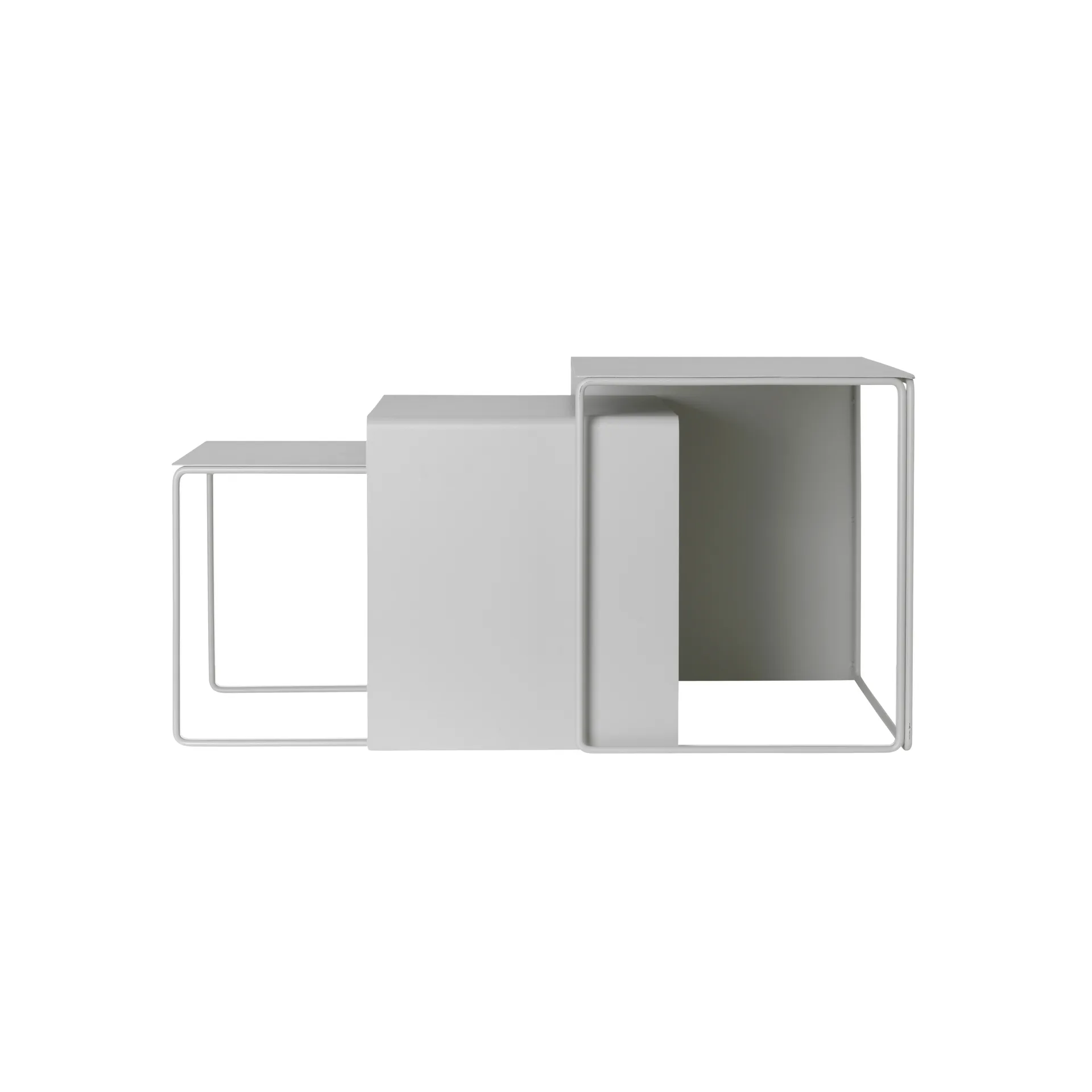 Mesa Cluster 3-pack, Gris claro Ferm Living