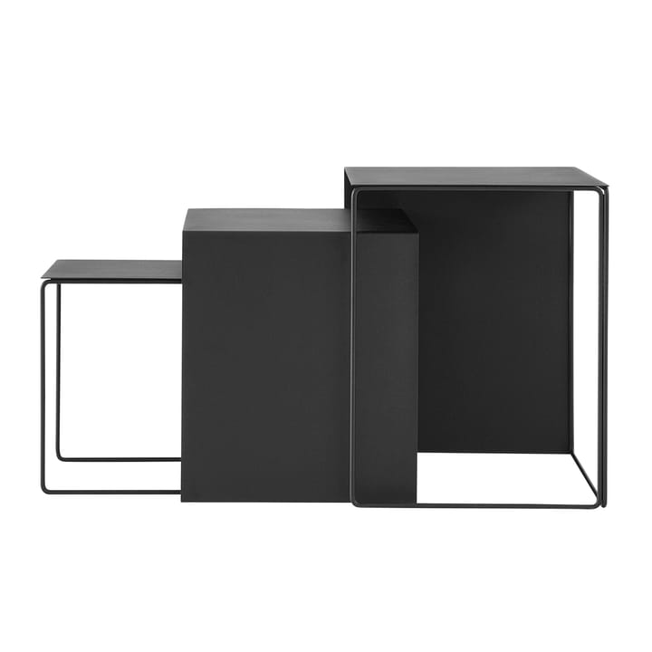 Mesa Cluster 3-pack - Negro - Ferm Living