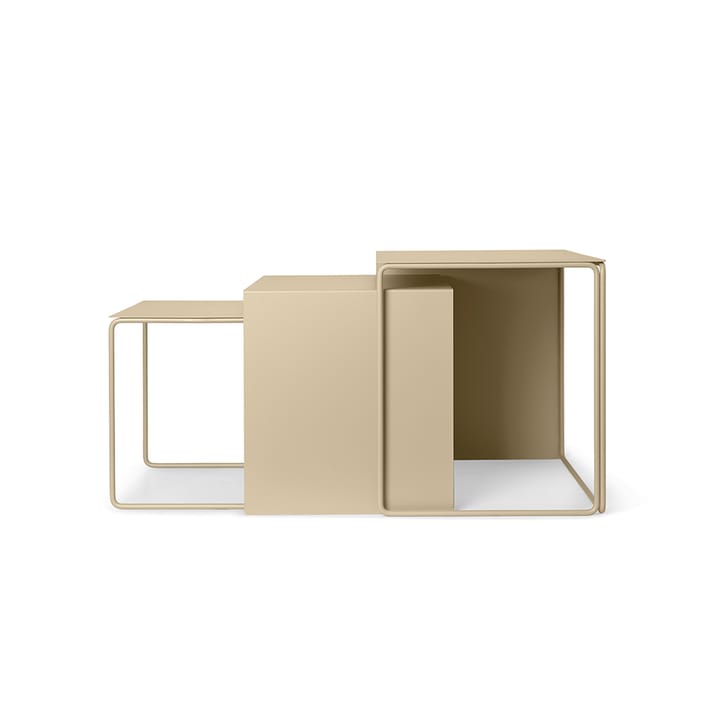 Mesa Cluster - Cashmere, 3-piezas - ferm LIVING