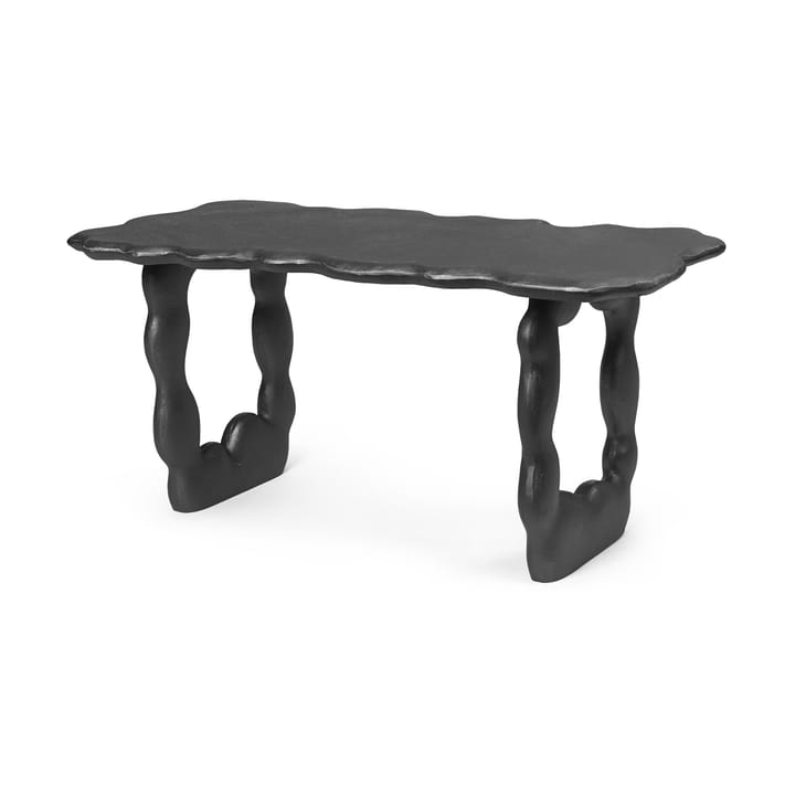 Mesa de centro Dal Piece 100x50x47 cm - Aluminio negro - Ferm Living