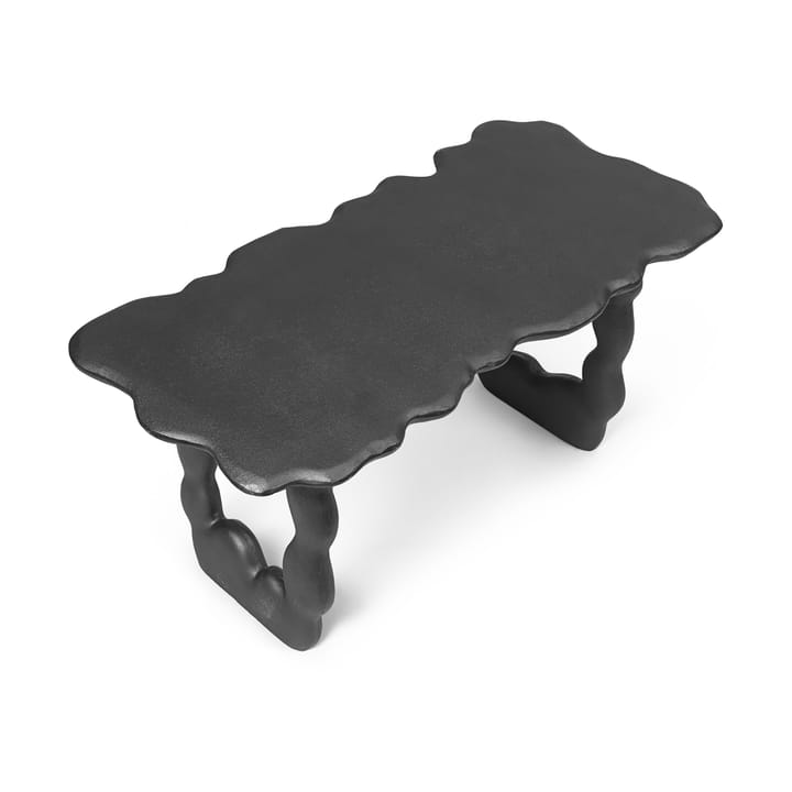 Mesa de centro Dal Piece 100x50x47 cm - Aluminio negro - ferm LIVING