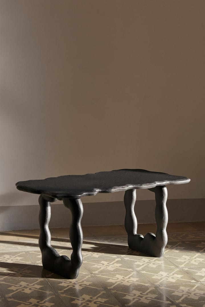 Mesa de centro Dal Piece 100x50x47 cm, Aluminio negro Ferm Living