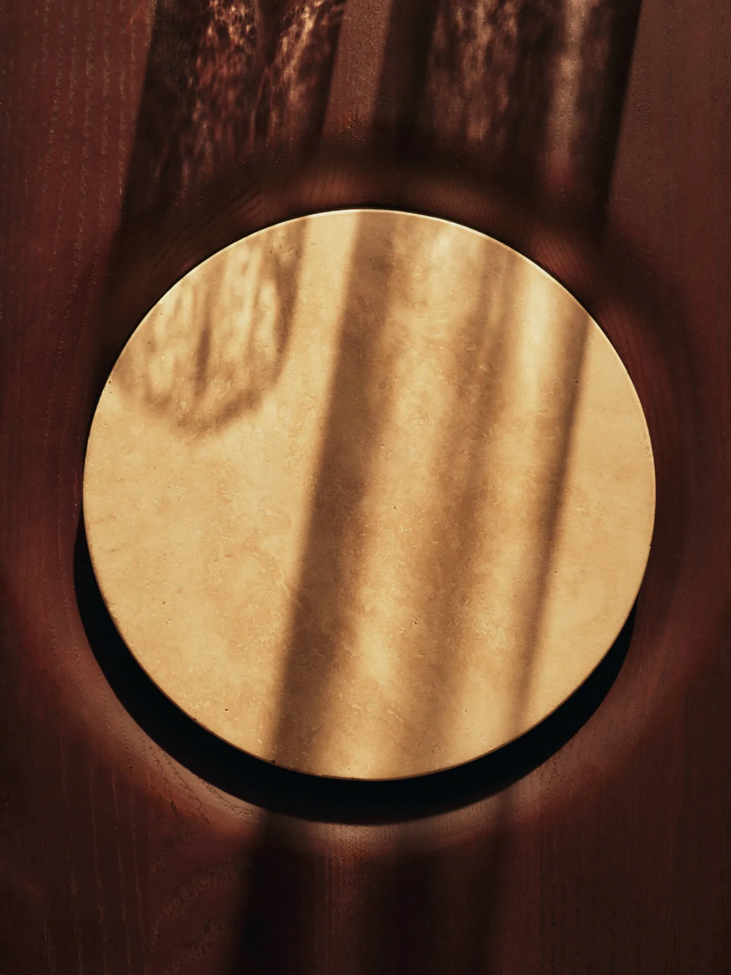 Mesa de centro Grova, Travertine, 155x55x34 m Ferm Living