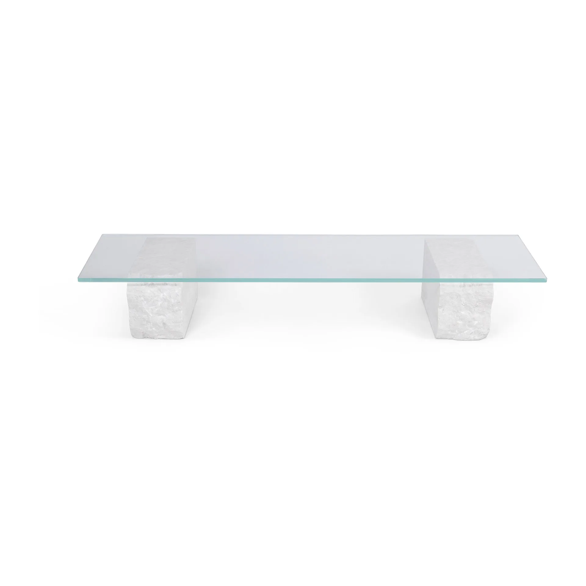Mesa de centro Mineral 46x160 cm, Bianco curia Ferm Living