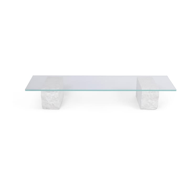 Mesa de centro Mineral 46x160 cm - Bianco curia - Ferm LIVING