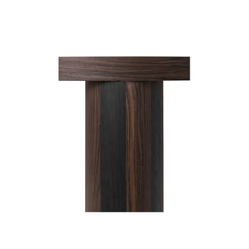 Mesa de centro Post - Oak smoked, large, lines - Ferm Living