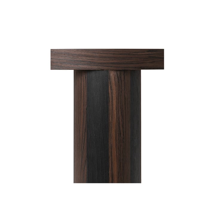 Mesa de centro Post, Oak smoked, large, lines Ferm Living