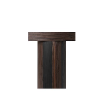 Mesa de centro Post - Oak smoked, small, lines - Ferm Living