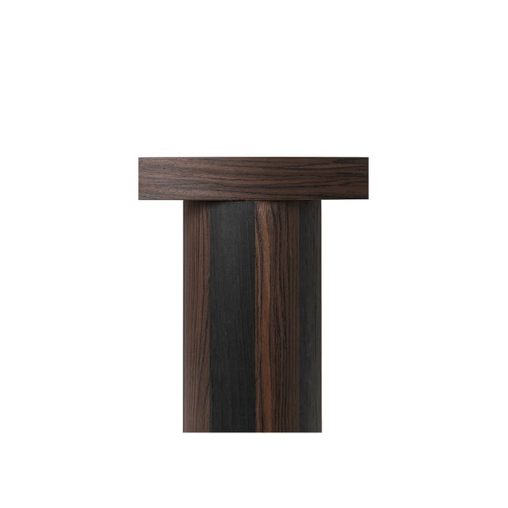 Mesa de centro Post, Oak smoked, small, lines Ferm Living