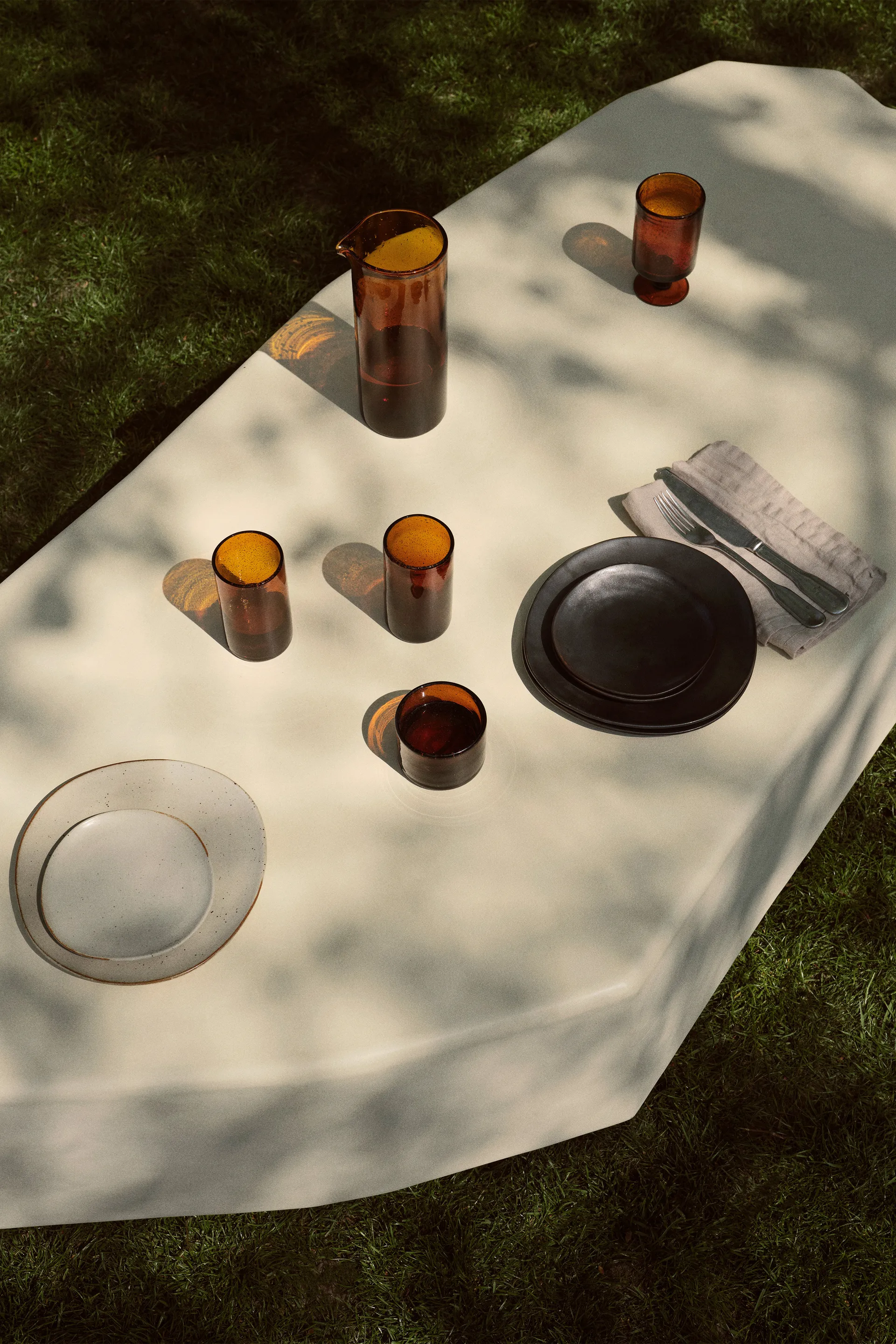 Mesa de centro Staffa de 163,5x82,4 cm, Ivory Ferm Living