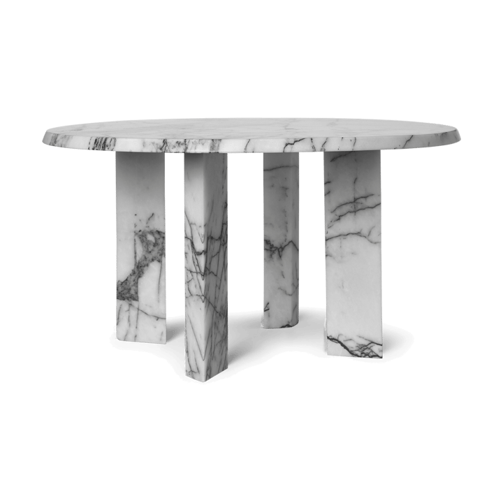 Mesa de centro Taula Ø67x35 cm - White-charcoal - Ferm Living