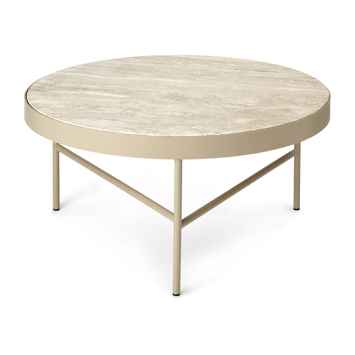 Mesa de centro Travertine Ø70,5 cm - Cashmere - Ferm LIVING