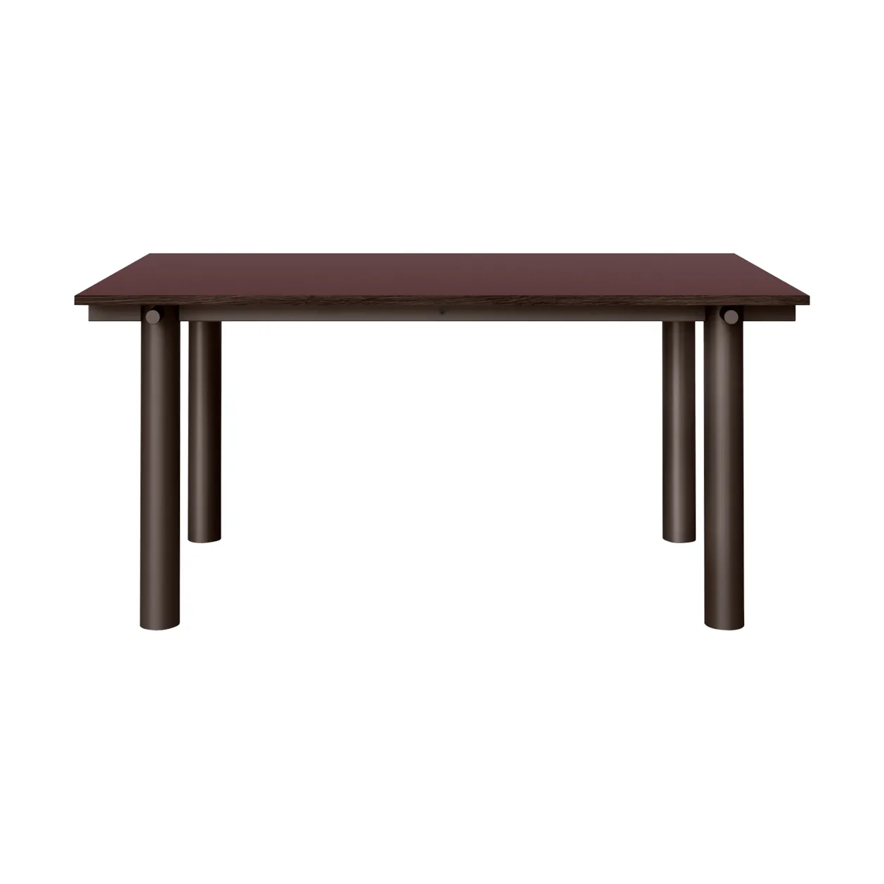 Mesa de comedor Atura, Dark chocolate-burgundy, 90x160 cm Ferm Living