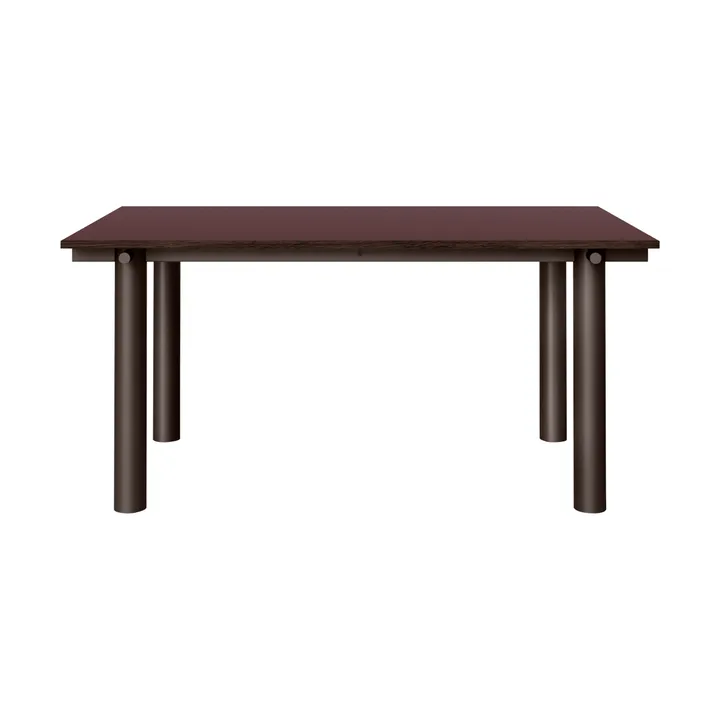 Mesa de comedor Atura - Dark chocolate-burgundy, 90x160 cm - Ferm Living