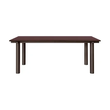 Mesa de comedor Atura - Dark chocolate-burgundy, 90x200 cm - Ferm Living