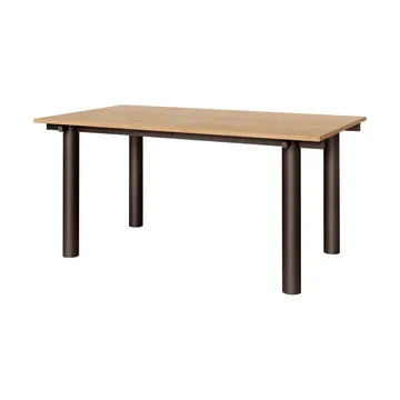 Mesa de comedor Atura - Dark chocolate-chapado de roble, 90x160 cm - Ferm Living