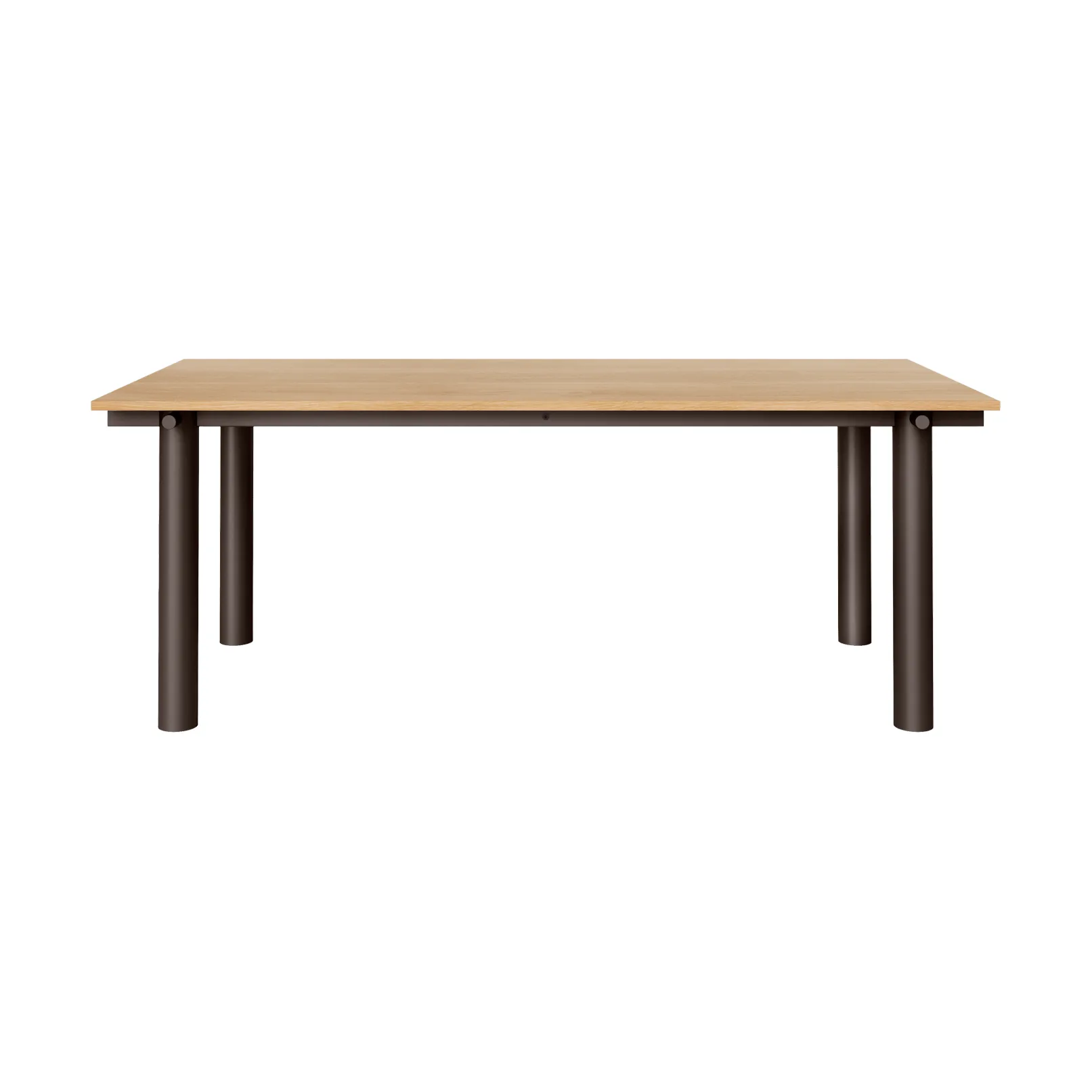 Mesa de comedor Atura, Dark chocolate-chapado en roble, 90x200 cm Ferm Living