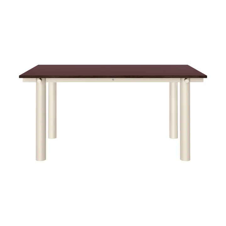 Mesa de comedor Atura - Light cashmere-burgundy, 90x160 cm - Ferm Living