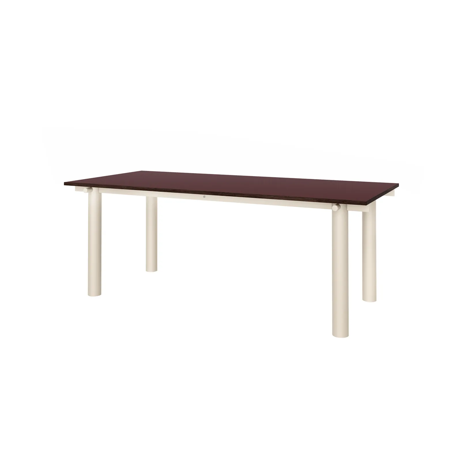 Mesa de comedor Atura, Light cashmere-burgundy, 90x200 cm Ferm Living