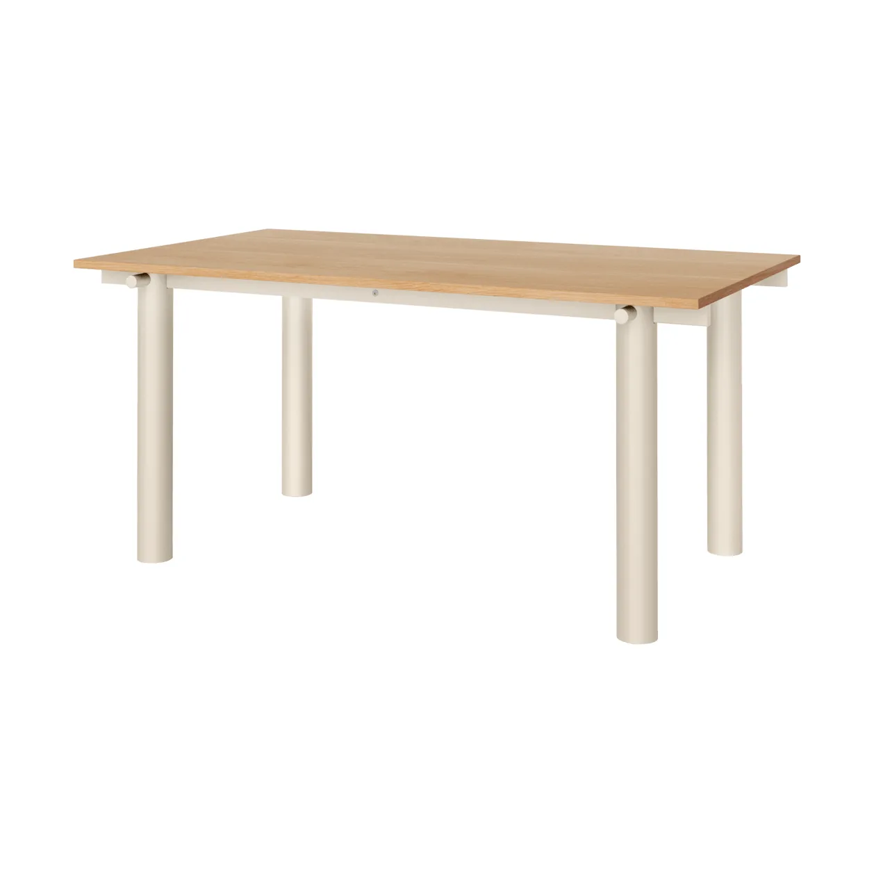 Mesa de comedor Atura, Light cashmere-chapado de roble, 90x160 cm Ferm Living