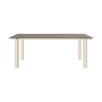 Mesa de comedor Atura - Light cashmere-dark tinted glass, 90x200 cm - Ferm Living