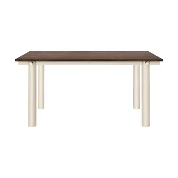 Mesa de comedor Atura - Light cashmere-roble teñido oscuro, 90x160 cm - Ferm Living