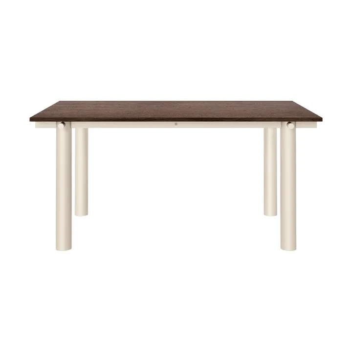 Mesa de comedor Atura - Light cashmere-roble teñido oscuro, 90x160 cm - Ferm Living
