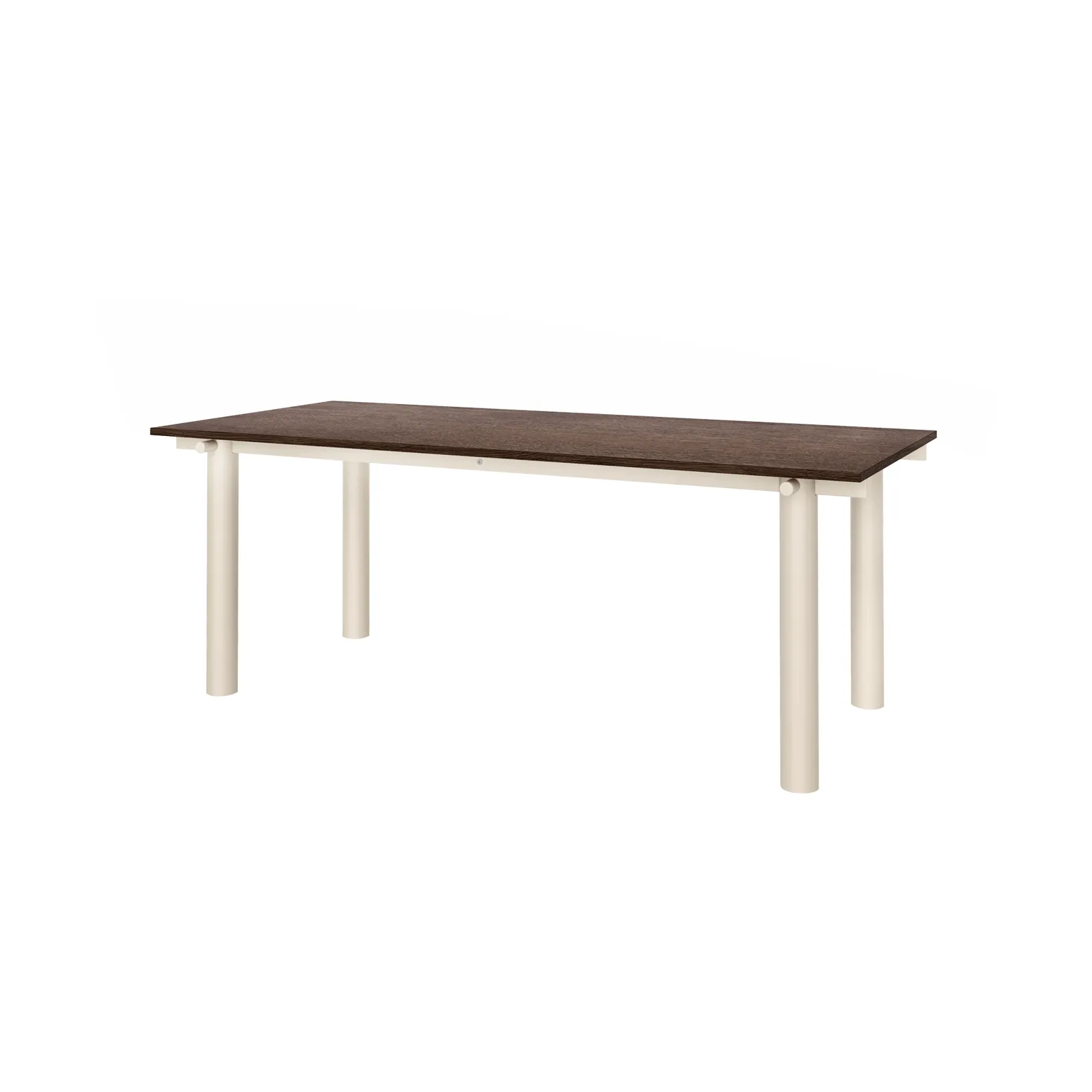 Mesa de comedor Atura, Light cashmere-roble teñido oscuro, 90x200 cm Ferm Living