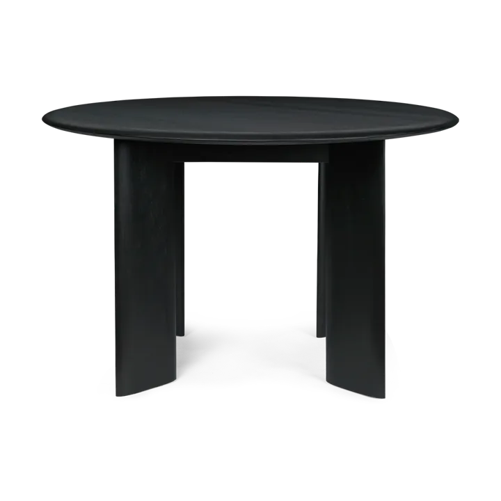 Mesa de comedor Bevel Ø117 cm - Haya negra aceitada - Ferm Living