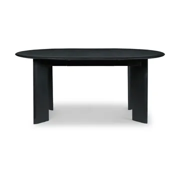 Mesa de comedor Bevel Extendable - Haya negra aceitada, incluye 2 hoja de extensión - Ferm Living