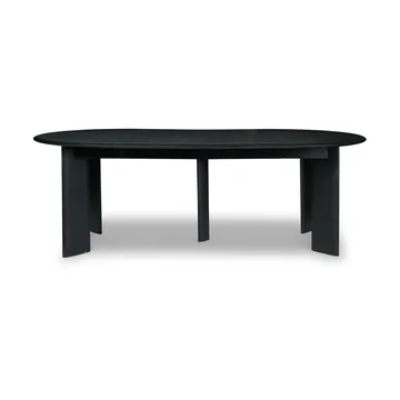 Mesa de comedor Bevel Extendable - Haya negra aceitada, incluye 2 hoja de extensión - Ferm Living