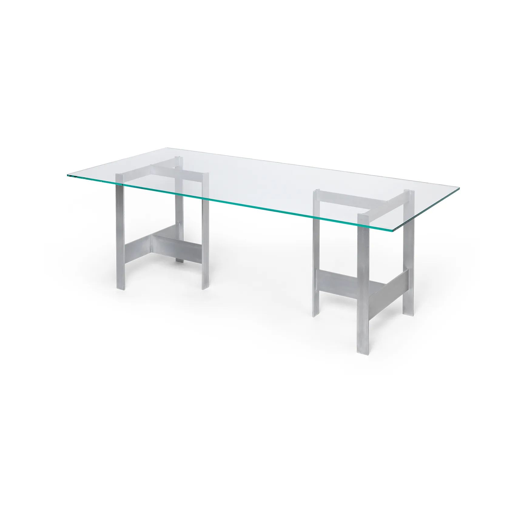 Mesa de comedor Lager 90x200 cm, Glass-aluminium Ferm Living