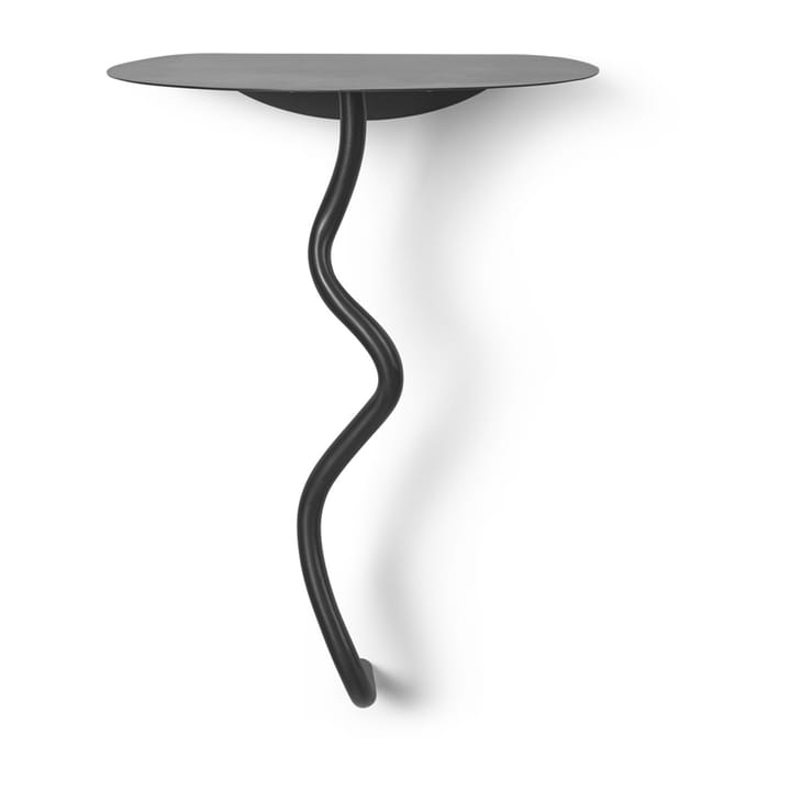 Mesa de pared Curvature - Black Brass - Ferm Living