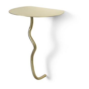 Mesa de pared Curvature - Brass - Ferm Living