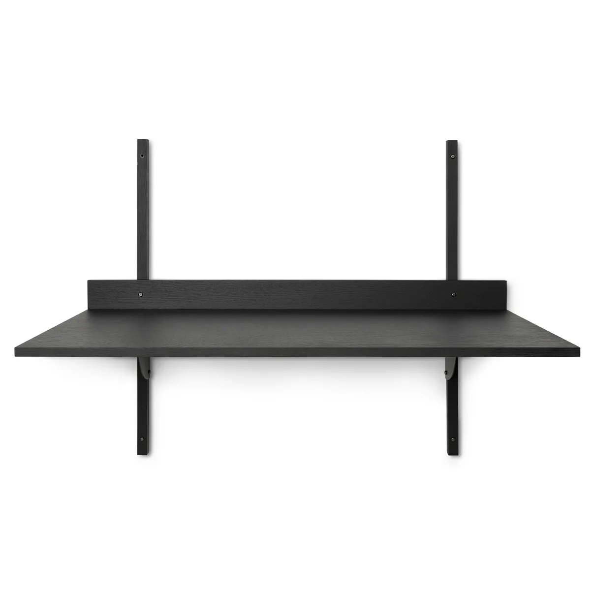 Mesa escritorio Sector, Black ash-black brass Ferm Living