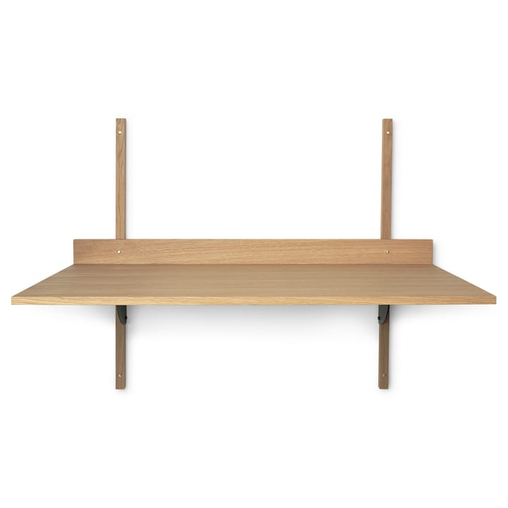 Mesa escritorio Sector - Oak-black brass - Ferm Living