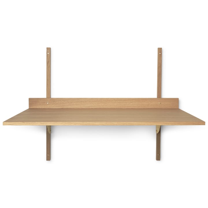 Mesa escritorio Sector - Oak-brass - ferm LIVING