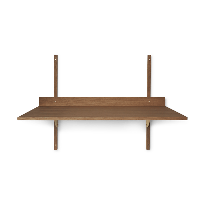 Mesa escritorio Sector - Smoked Oak, brass - Ferm Living