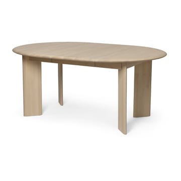 Mesa extensible Bevel incl. 1 tablero de extensión - White Oiled Beech - Ferm Living