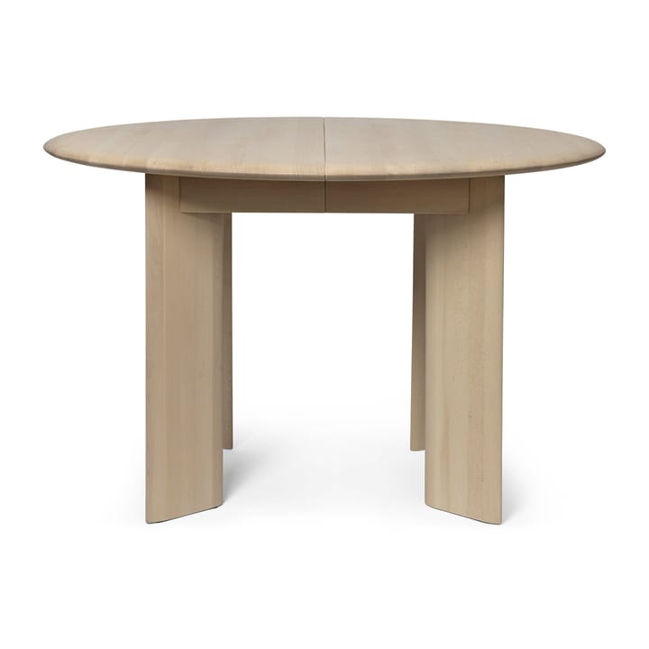 Mesa extensible Bevel incl. 1 tablero de extensión, White Oiled Beech Ferm Living